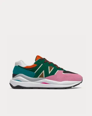 5740 Black with Pink Lemonade Low Top Sneakers
