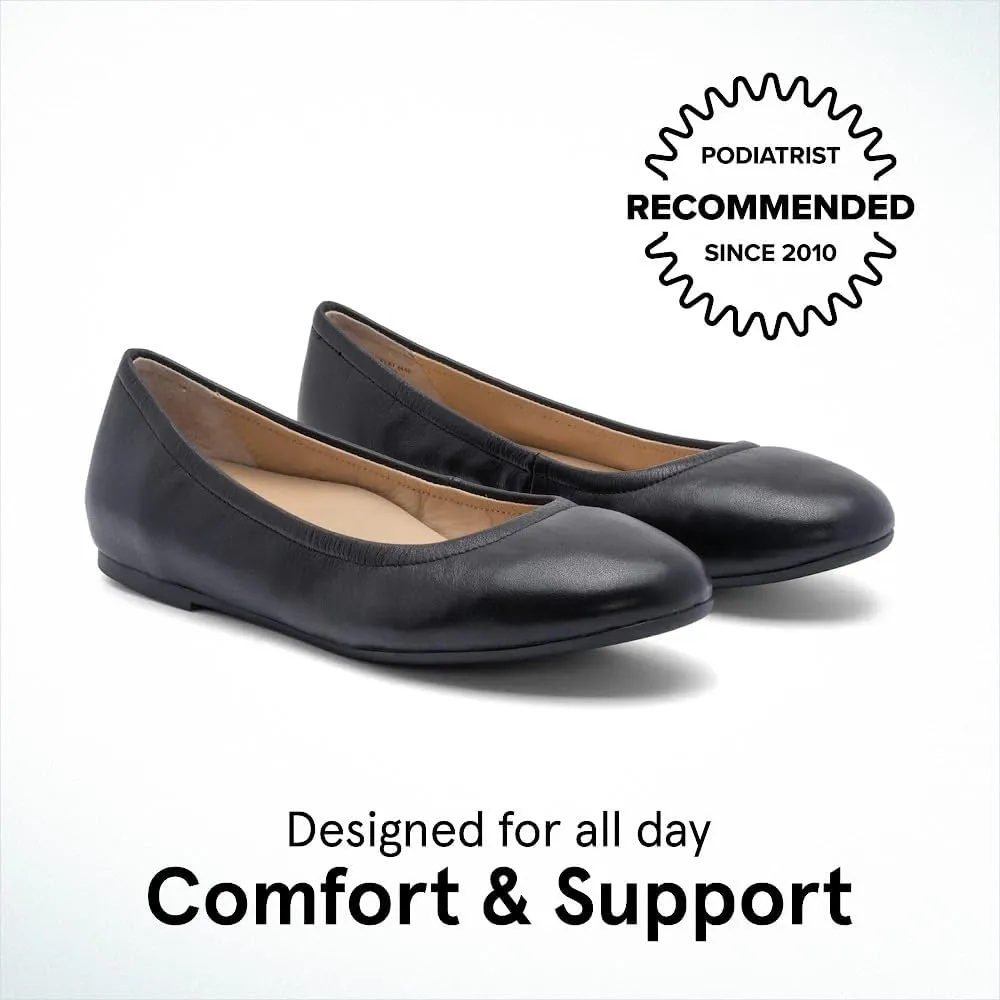 ABEO Promenade Ballet Flats Shoes for Women | Women's Flats | Ball of Foot Pain Relief | Built-in Metatarsal Pads Women | Ball of Foot Cushions for Women