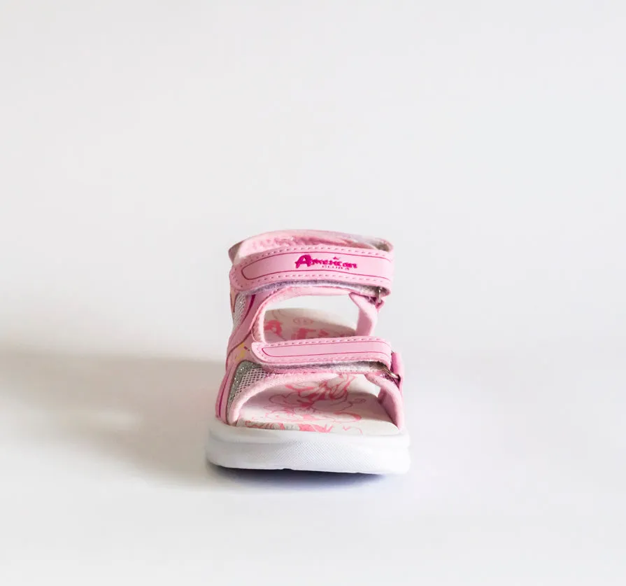 AC Girls' Pink Open-toe Sandals | 482/21-P