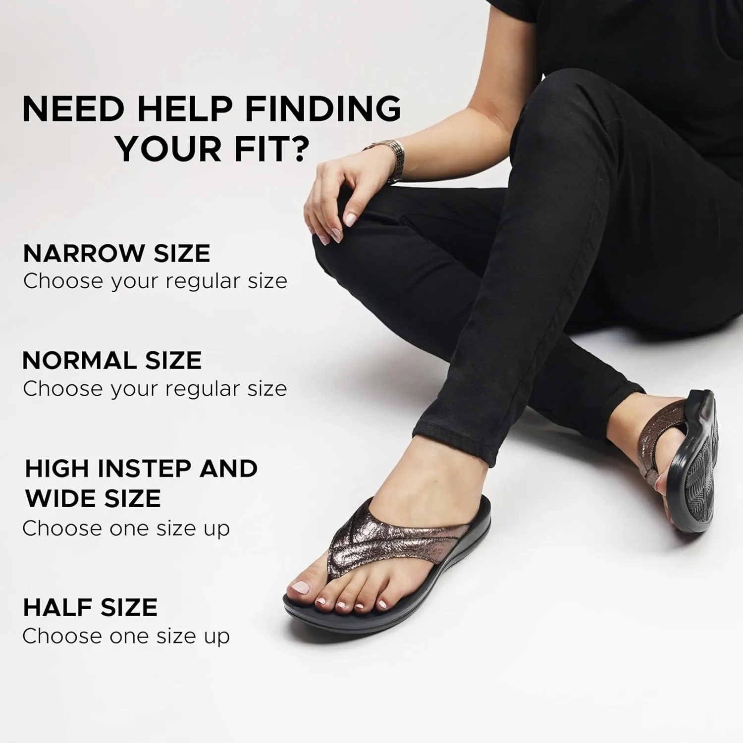 AEROTHOTIC Comfortable Arch Support Slingback Flats for Women Sandals Cute Soft T-Strap Toe Post Casual Fashion Dressy Flip Flops Vacation Essentials