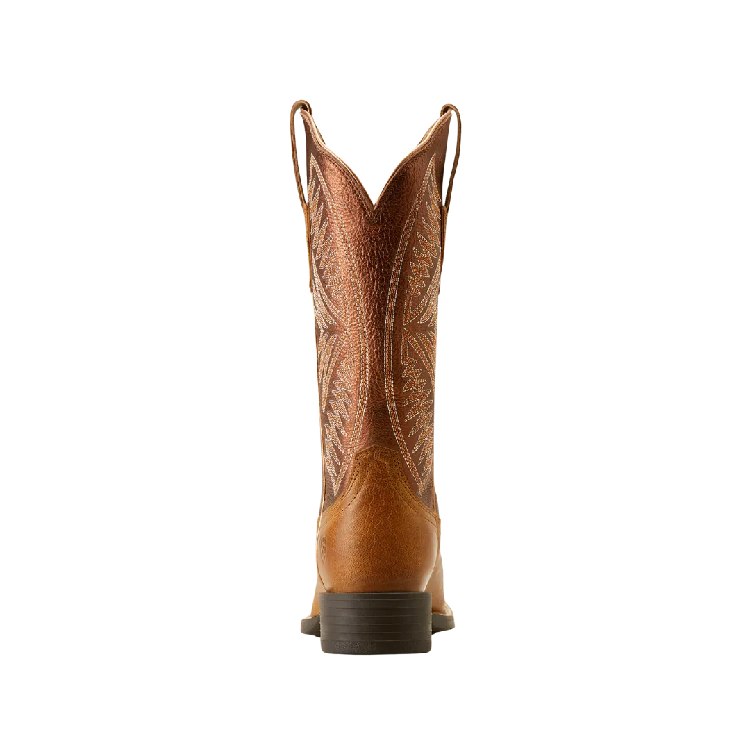Ariat Women's Round Up Ruidoso Western Pearliburnished Chestnut Boots