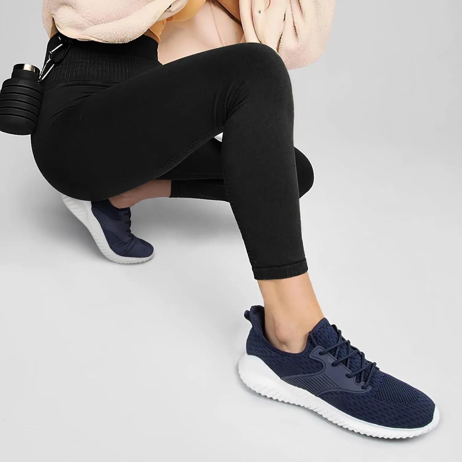 ATHMILE Womens Walking Shoes Lightweight Men Tennis Shoes Slip On Memory Foam Casual Sneakers for Gym Travel Work Outdoor Road