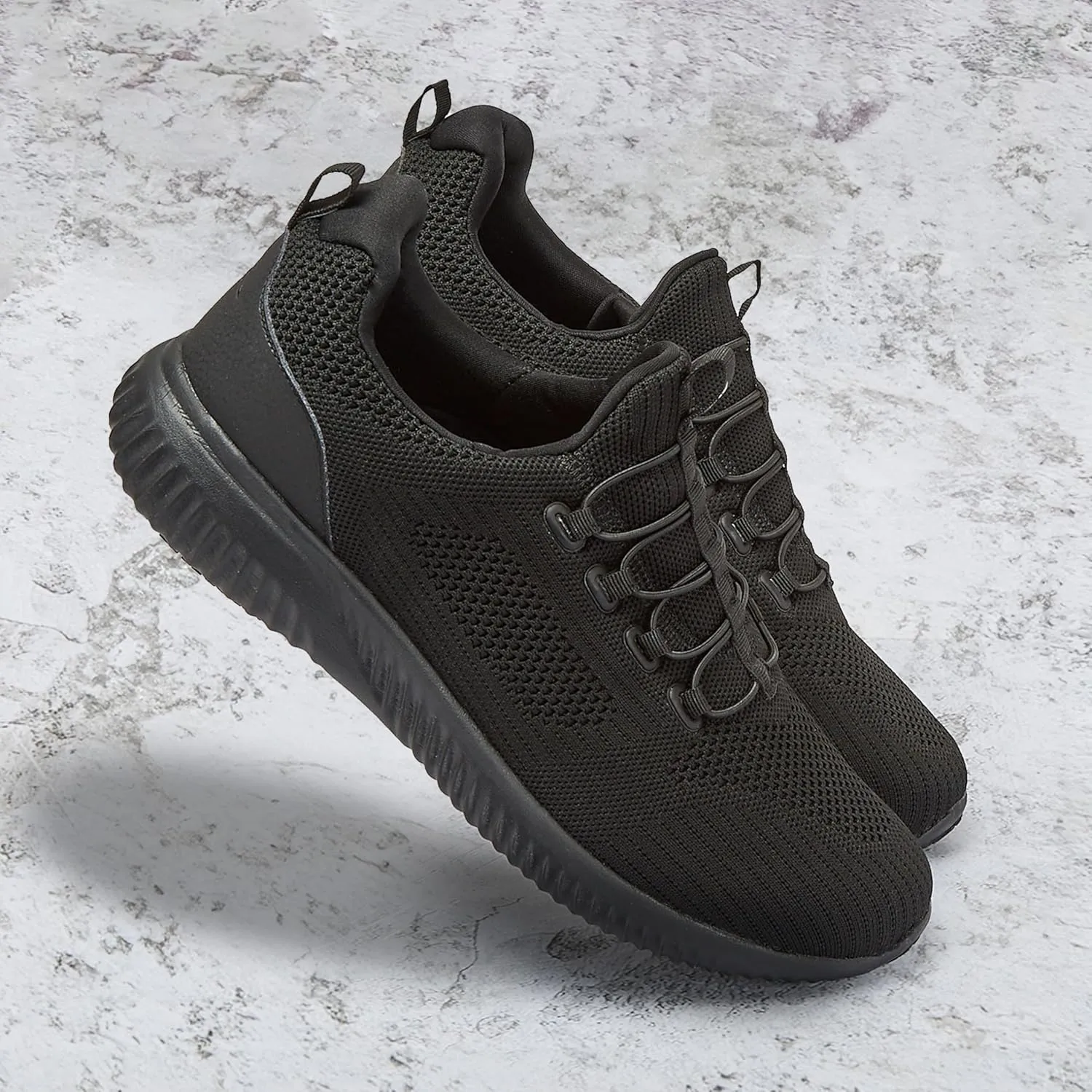 Avia Anchor SR Mesh Slip On Black Non Slip Shoes for Men, Water Resistant Mens Work Shoes & Restaurant or Food Service Sneakers - Med or Wide Comfortable Slip Resistant Work Shoes Men, Safety Footwear