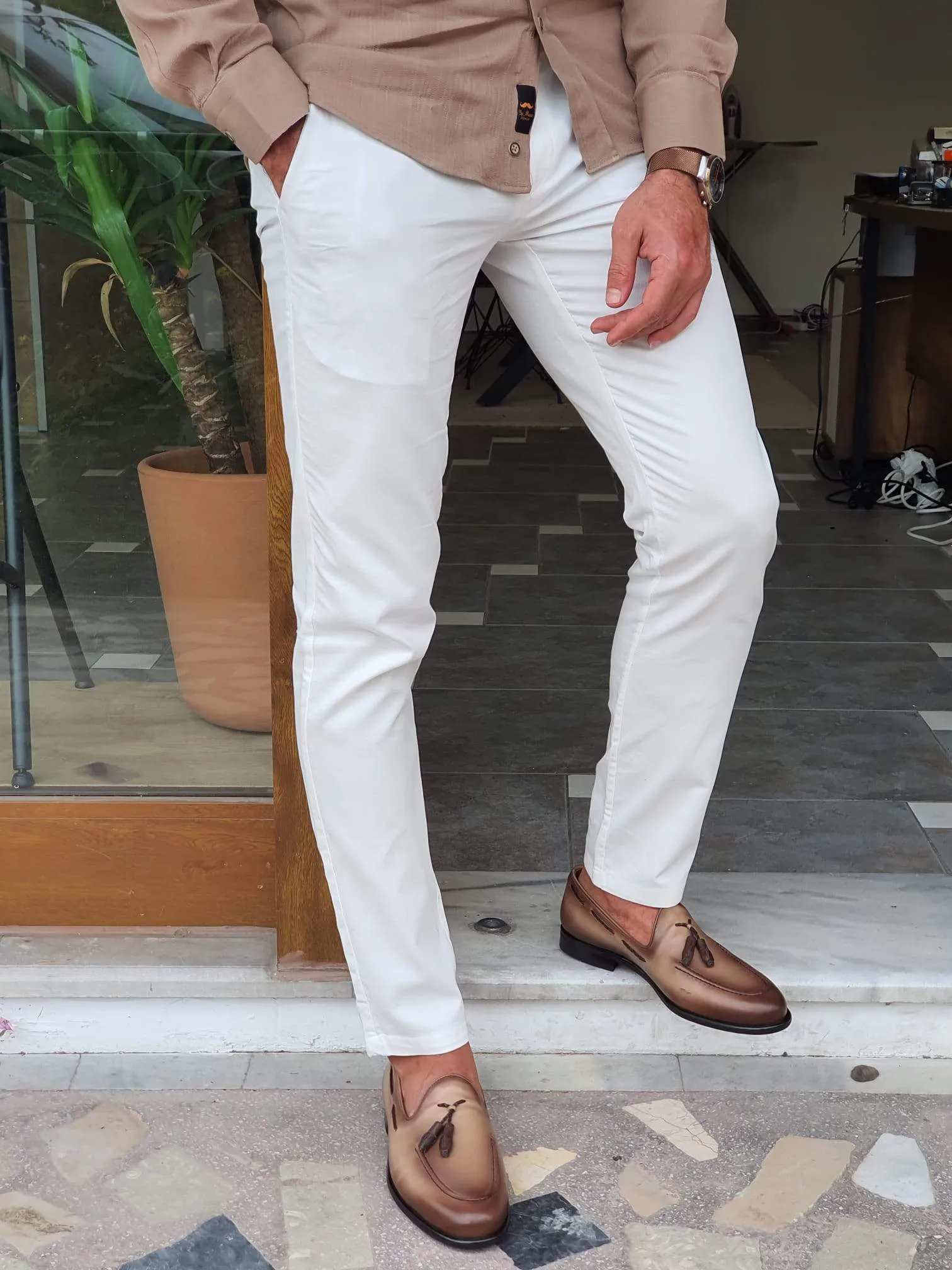 Bern Beige Sardinelli Loafers