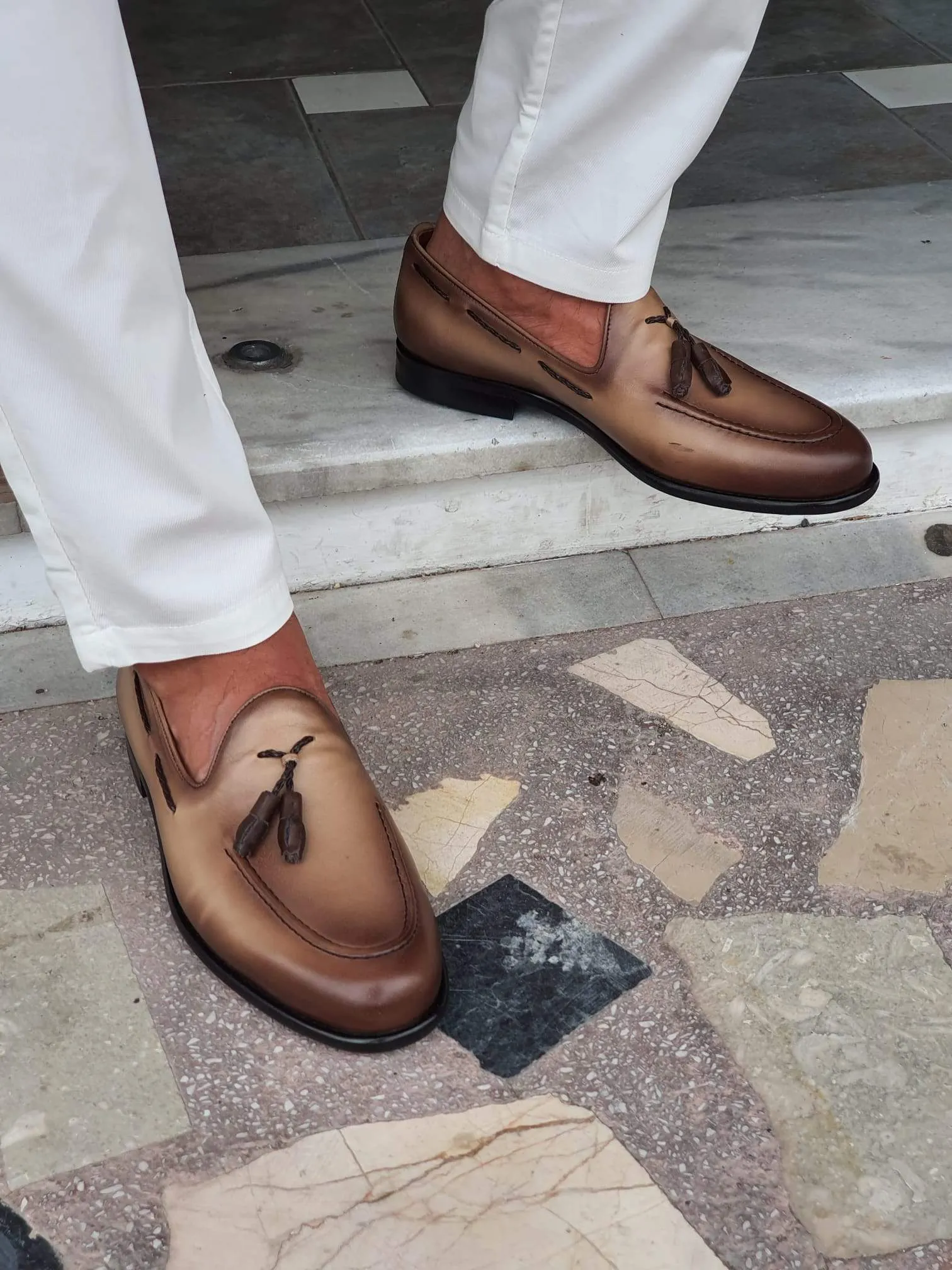 Bern Beige Sardinelli Loafers