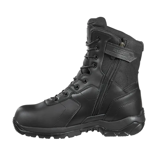 Black Diamond 8-Inch Side Zip Waterproof Tactical Boot Soft Toe