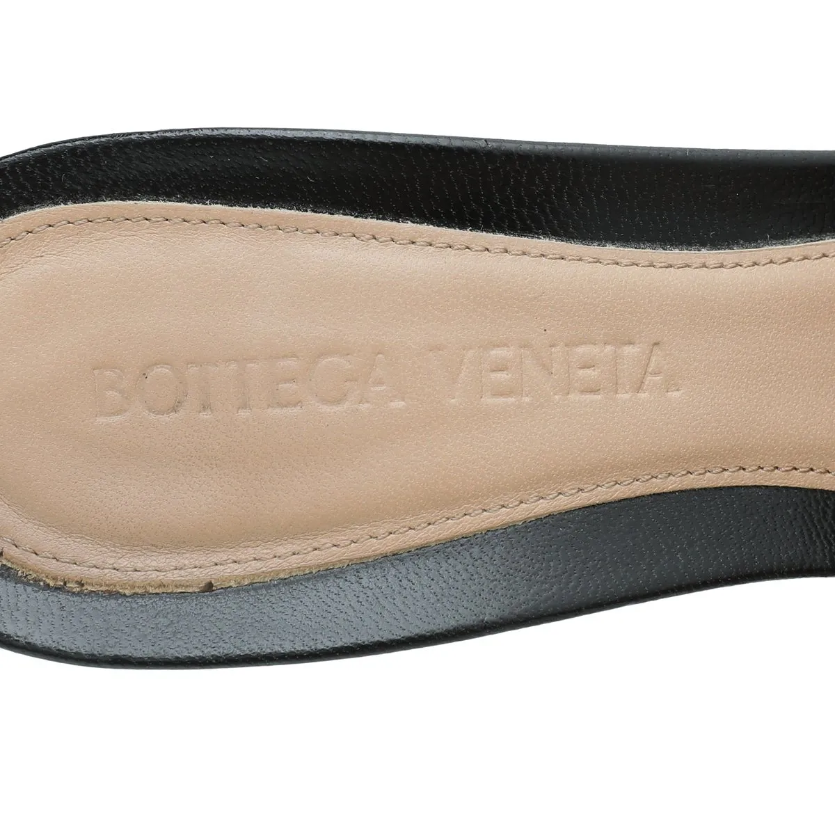 Bottega Veneta Black Stretch Mules 36.5