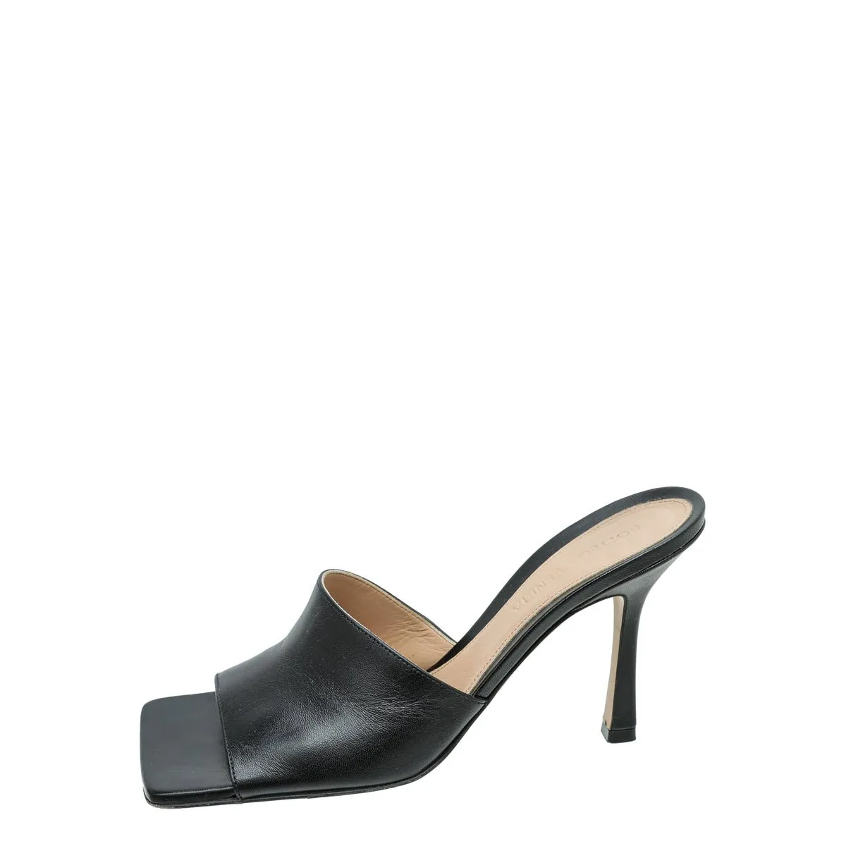 Bottega Veneta Black Stretch Mules 36.5