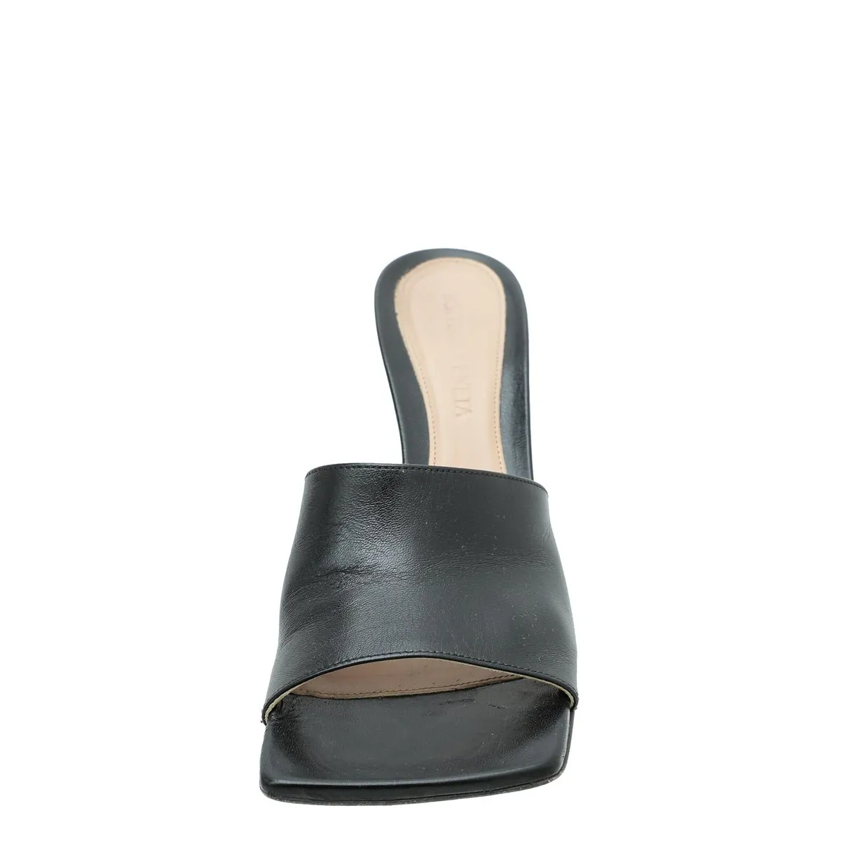 Bottega Veneta Black Stretch Mules 36.5