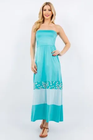 Breezy Strapless Maxi Dress – Chic & Comfortable