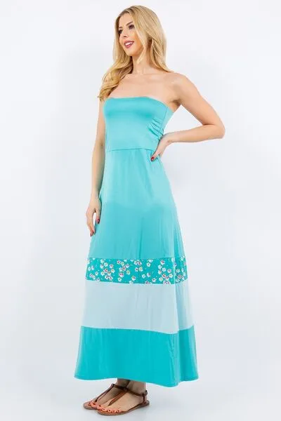Breezy Strapless Maxi Dress – Chic & Comfortable