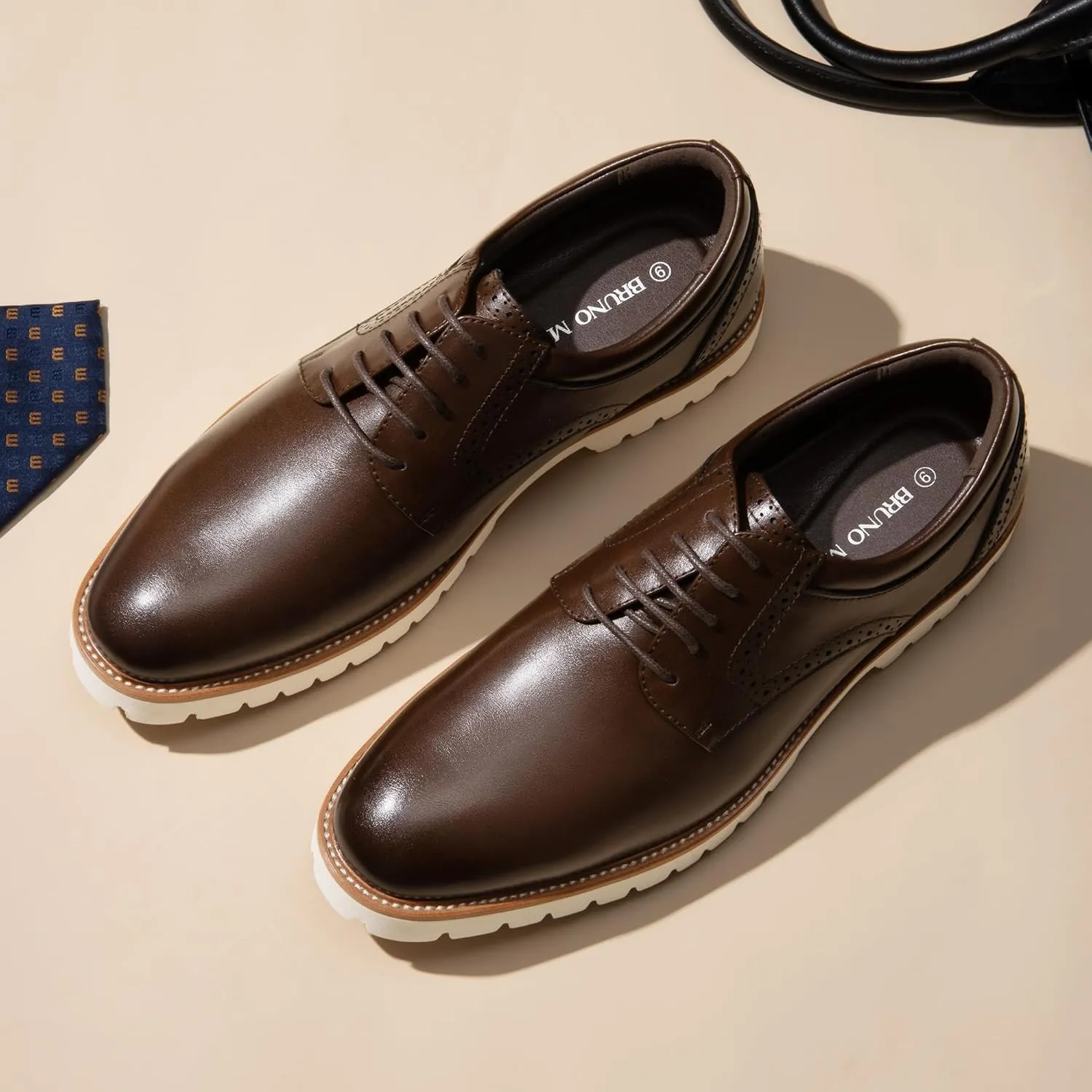 Bruno Marc Men's Lace-Up Comfortable Fashion Oxfords Shoes
