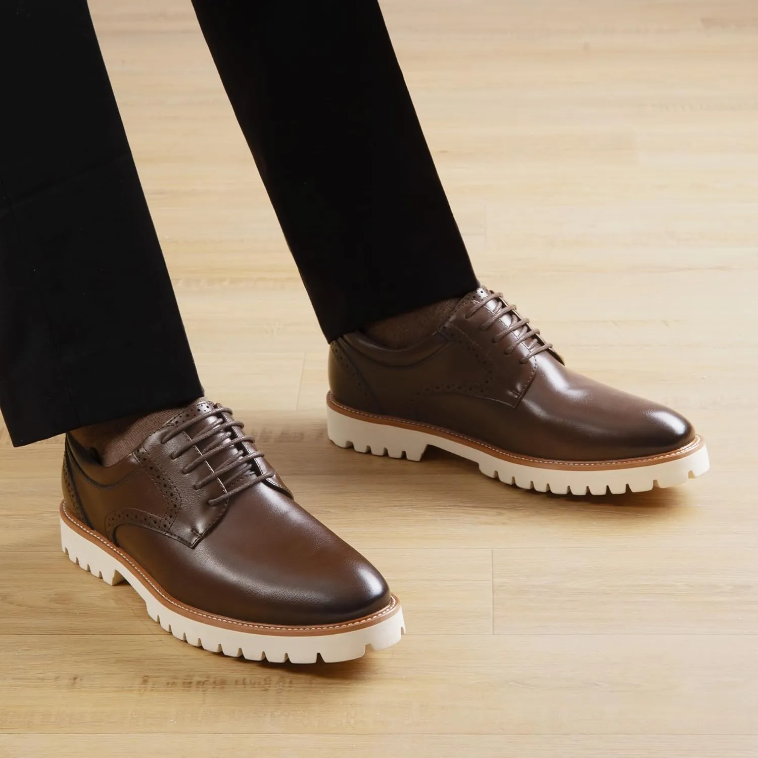 Bruno Marc Men's Lace-Up Comfortable Fashion Oxfords Shoes