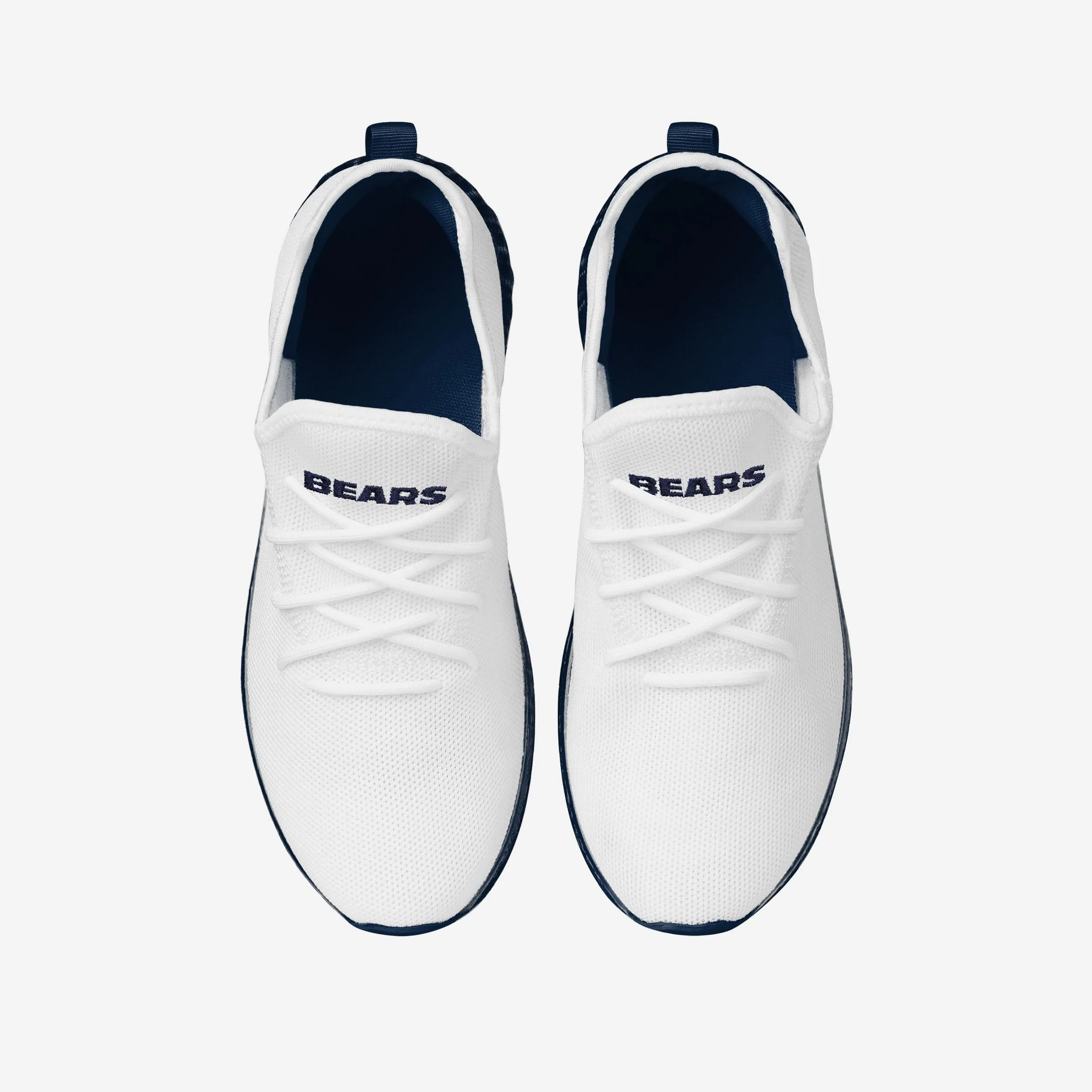 Chicago Bears Gradient Midsole White Sneakers