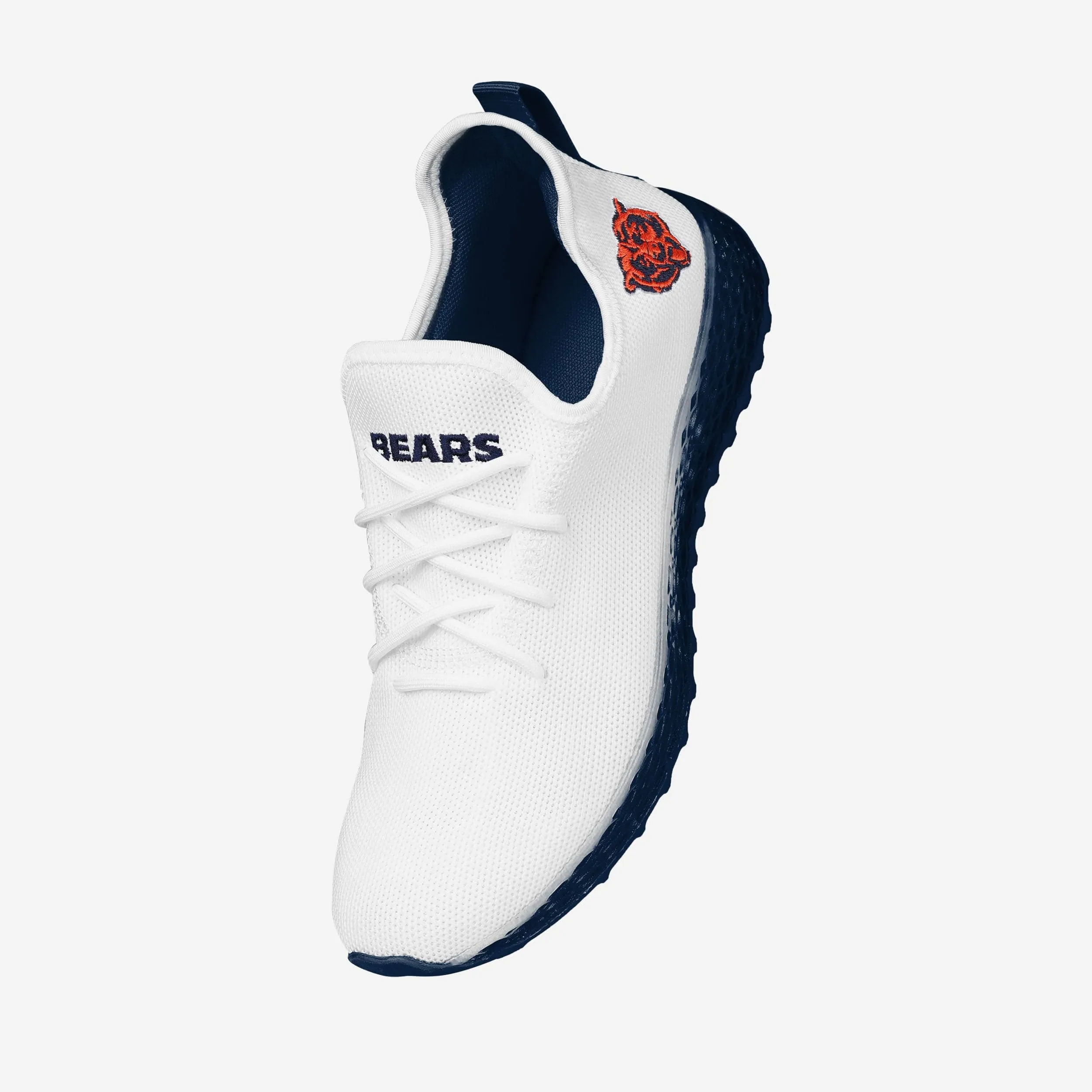 Chicago Bears Gradient Midsole White Sneakers