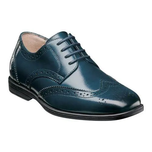 Florsheim Boys Dress Shoe Reveal Wing 16574-410 Navy *