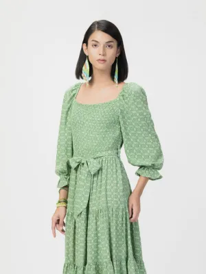 Forest Green Sustainable Dress