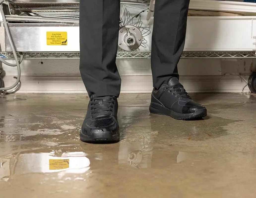 GEERX Barry Food Service Shoes Slip Resistant Shoes Men Water Resistant Nursing Kitchen Chef Shoes Non-Slip Work Safety Sneakers Zapatilla Trabajo Antideslizante