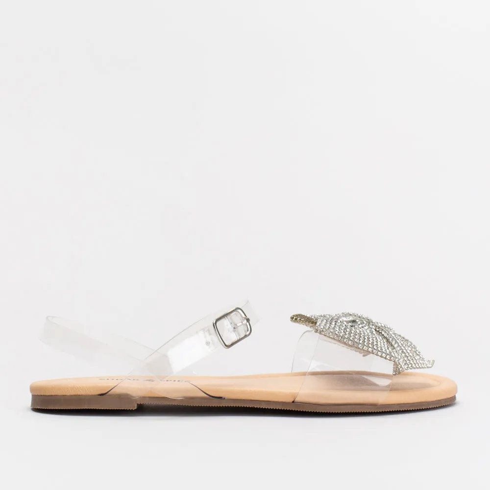 Girls Diamante Bow Sandal _ 155072