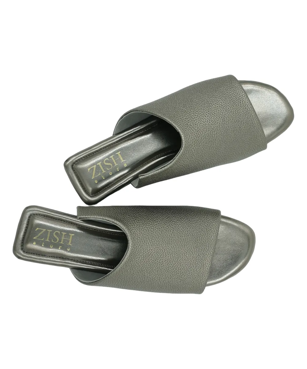 Gunmetal Claire Flats