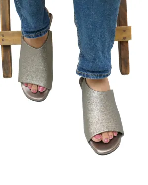 Gunmetal Claire Flats