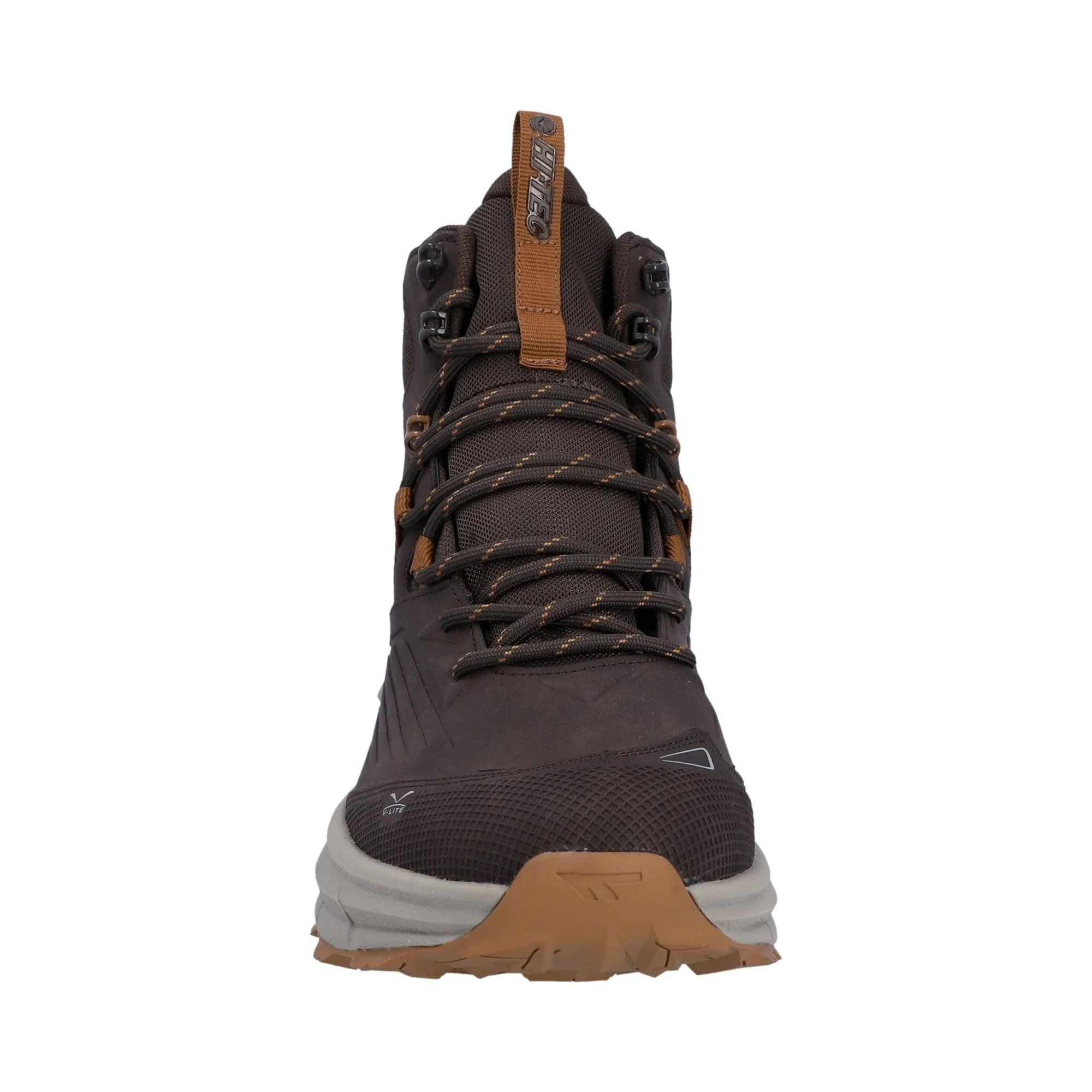 Hi-Tec Fuse Trek Mid Mens Hiking Boot - Chocolate Brown/Timber Wolf
