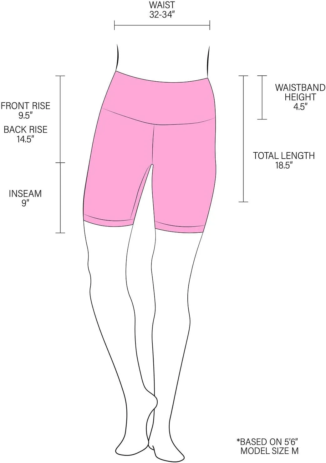 High Waist Squat Proof Side Pocket Biker Shorts - 3.5", 5", 7", 9"