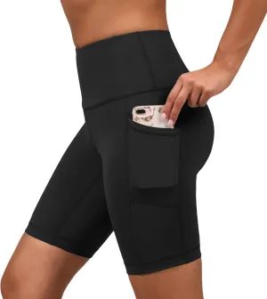 High Waist Squat Proof Side Pocket Biker Shorts - 3.5", 5", 7", 9"