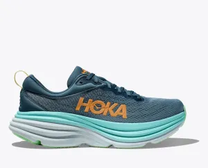 Hoka Mens Bondi 8- Real Teal/Shadow (1123202-RHD)