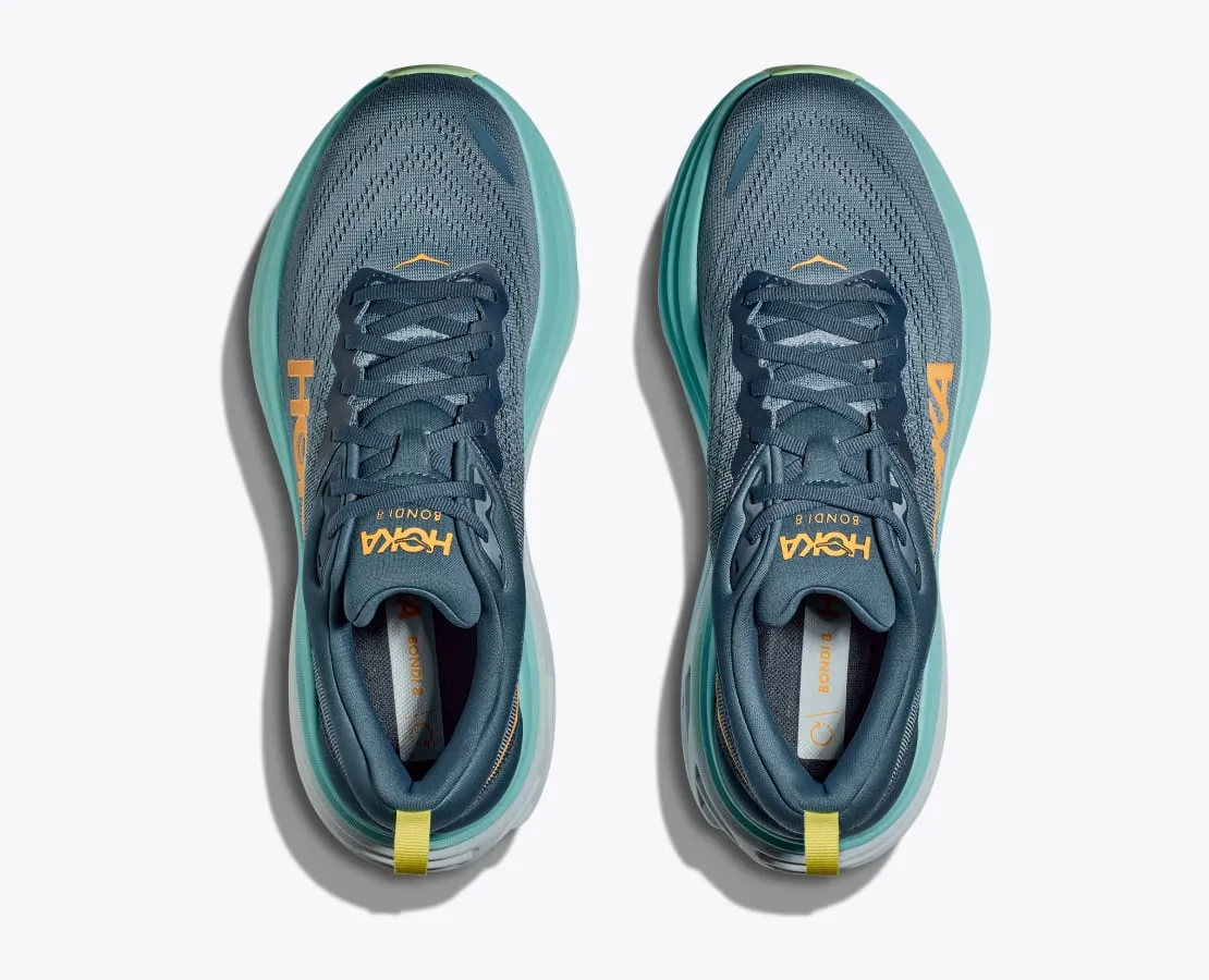 Hoka Mens Bondi 8- Real Teal/Shadow (1123202-RHD)