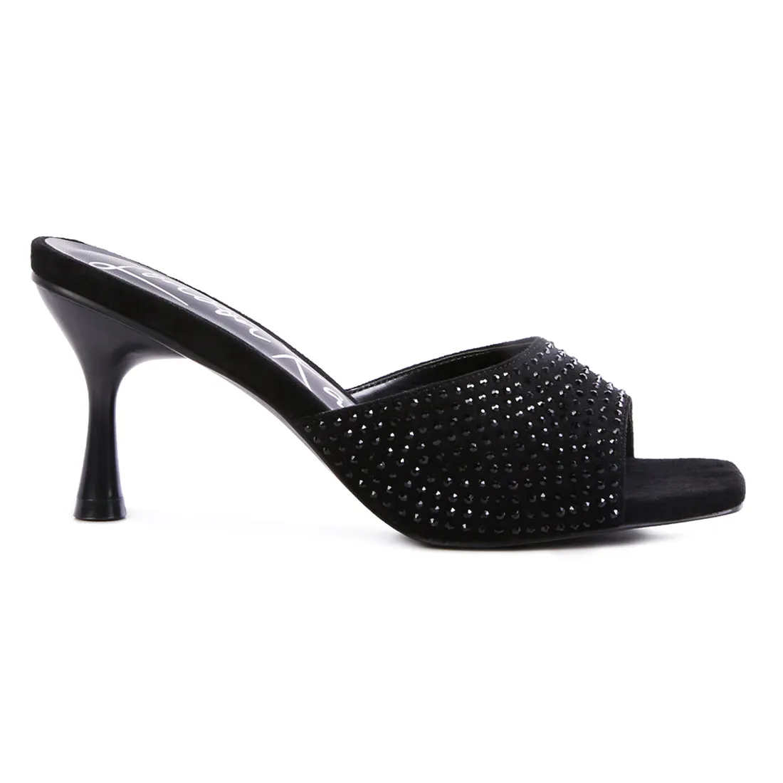 Imprint Diamante Stud Slip On Sandals