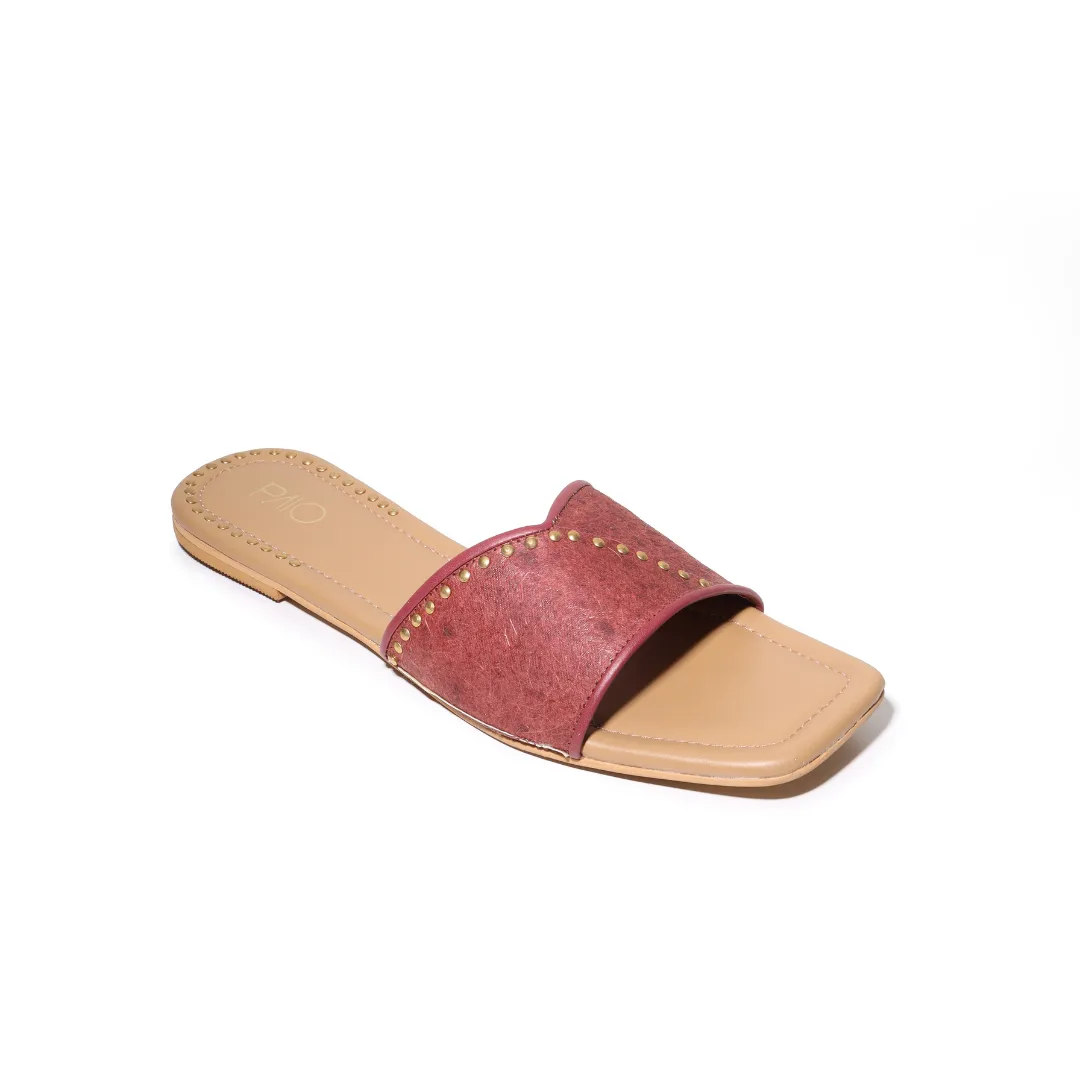 Iroko Maroon Flats