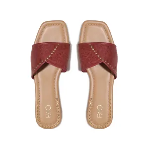 Iroko Maroon Flats