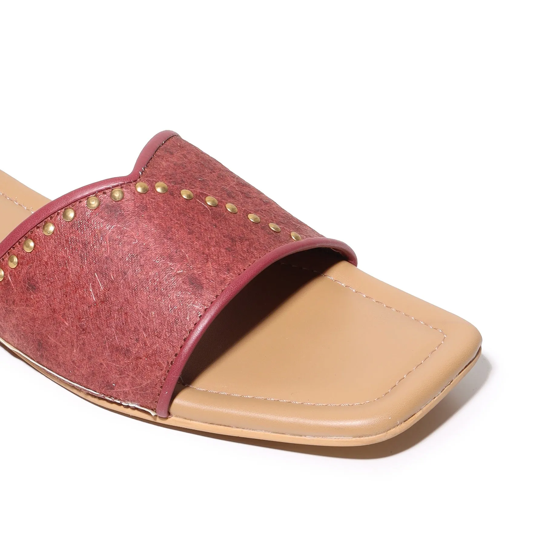 Iroko Maroon Flats
