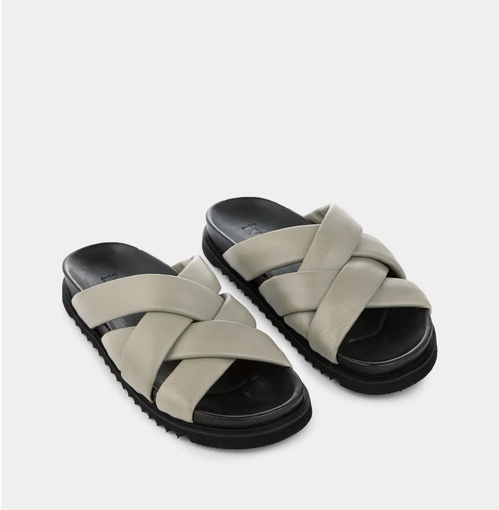 Josie Sandals in Stone Grey