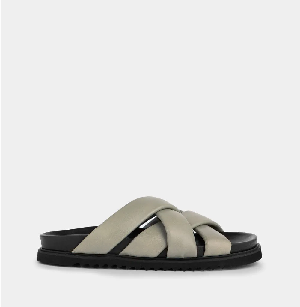 Josie Sandals in Stone Grey