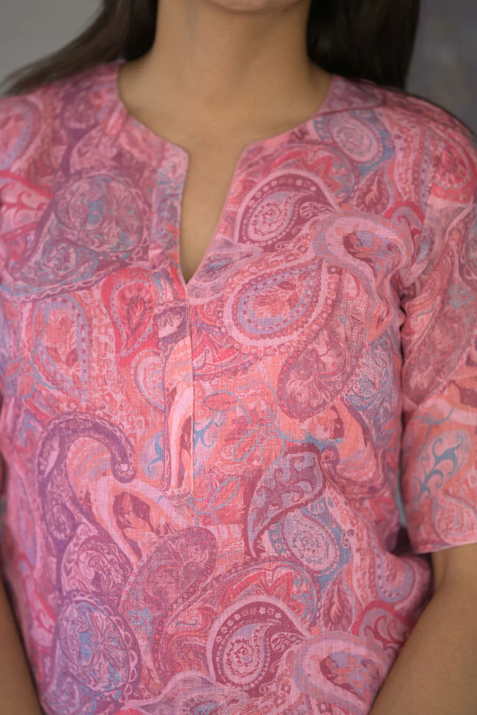 Kamali Pink Kurti Set