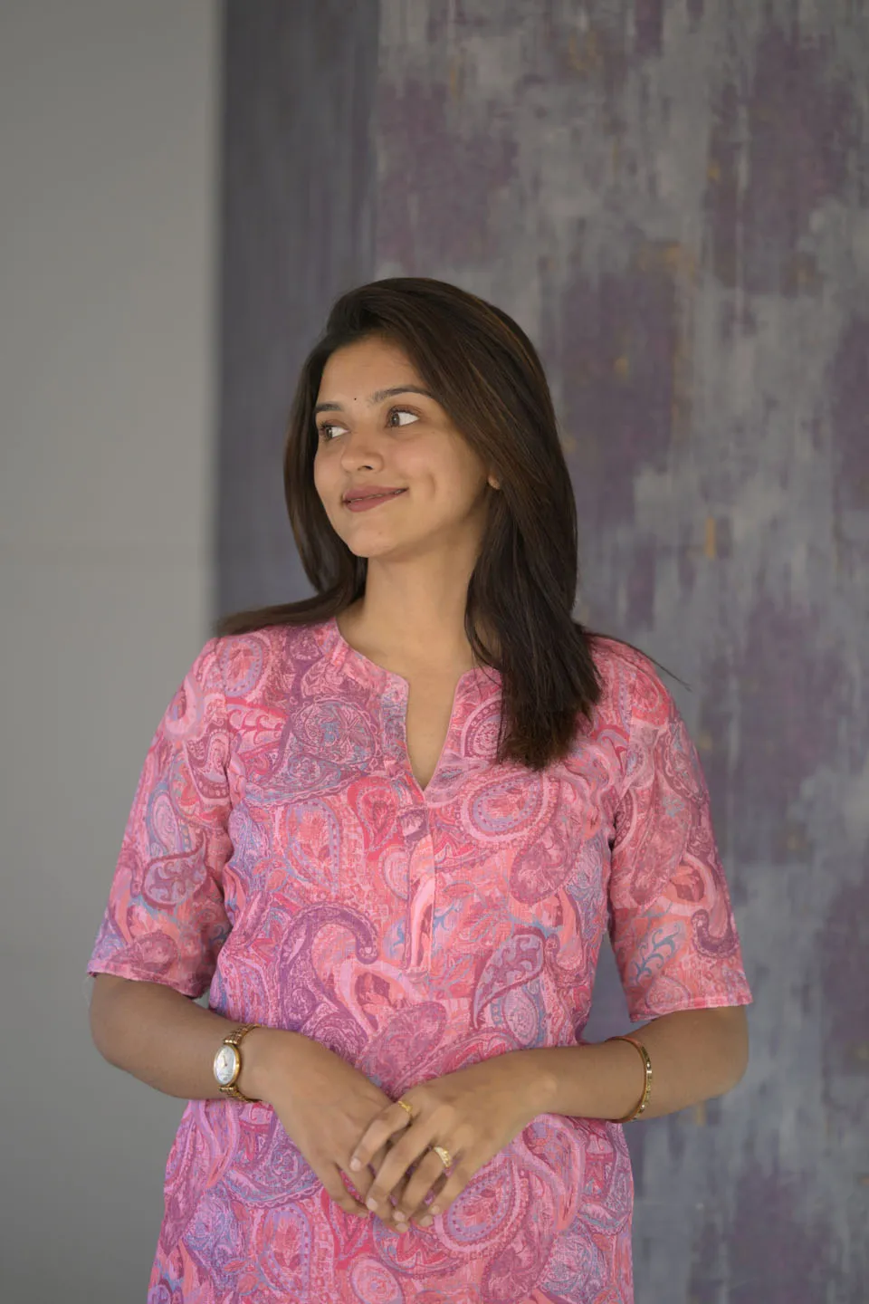 Kamali Pink Kurti Set
