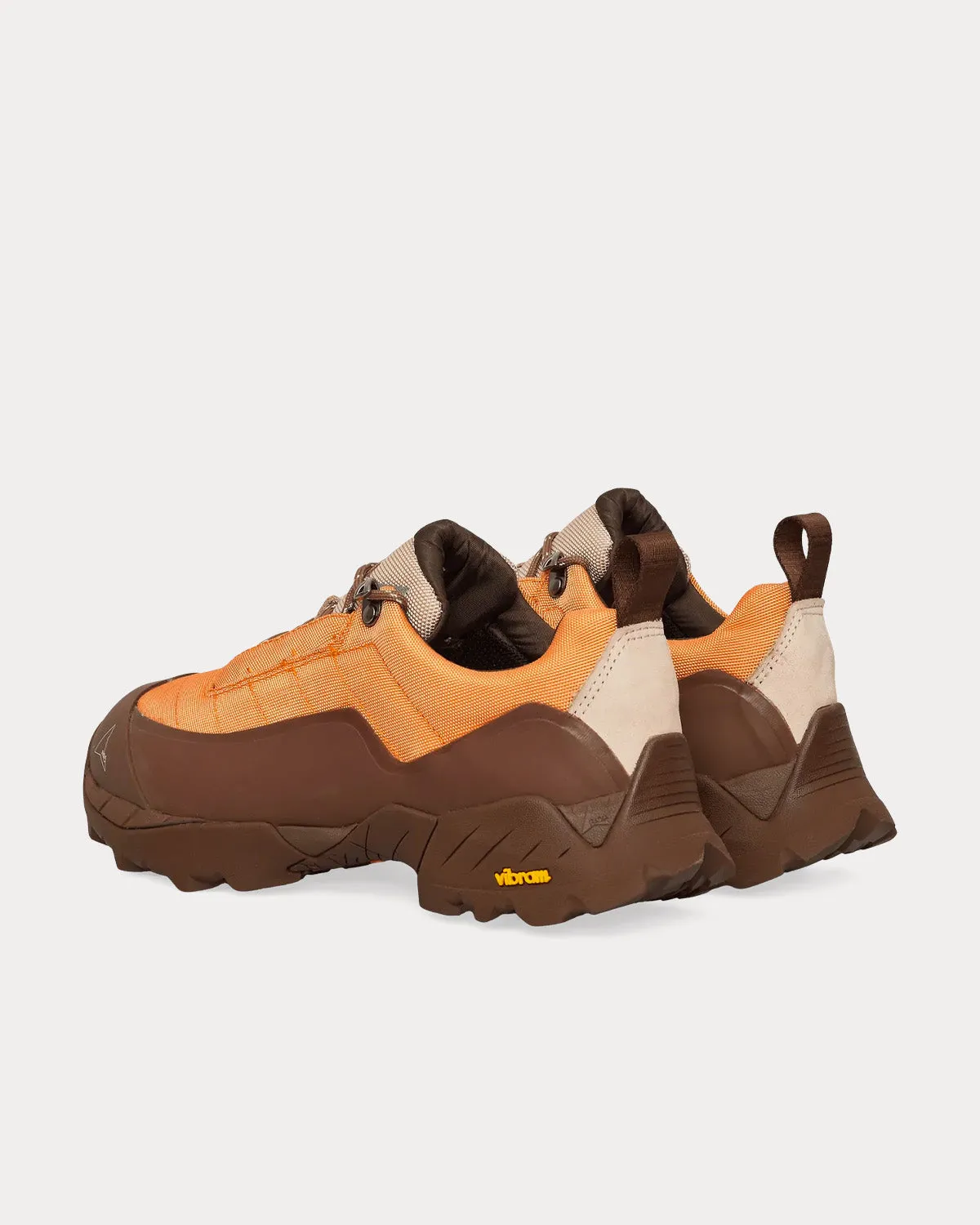 Katharina Brown / Orange Low Top Sneakers