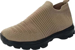 Ladmiple Sneakers For Women Walking Shoes White Womens Sneakers Slip On Walking Shoes Breathable Running Shoes Lightweight Mesh Gym Shoes Non Slip Workout Sneakers Shoes