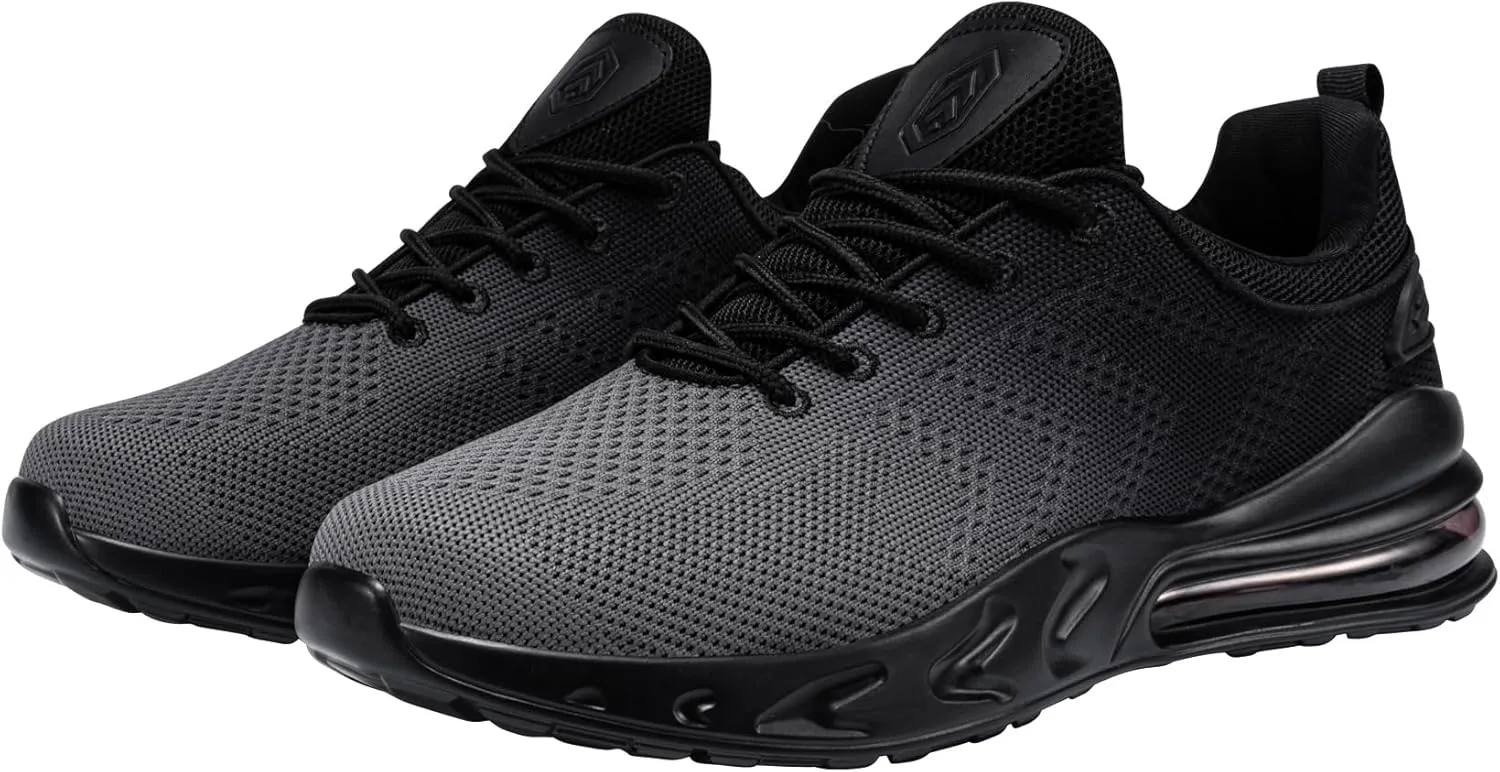 LARNMERN Mens Non Slip Work Shoes Slip On Water Resistant Walking Sneakers Zapatos Trabajo Waterproof Food Service Chef Kitchen