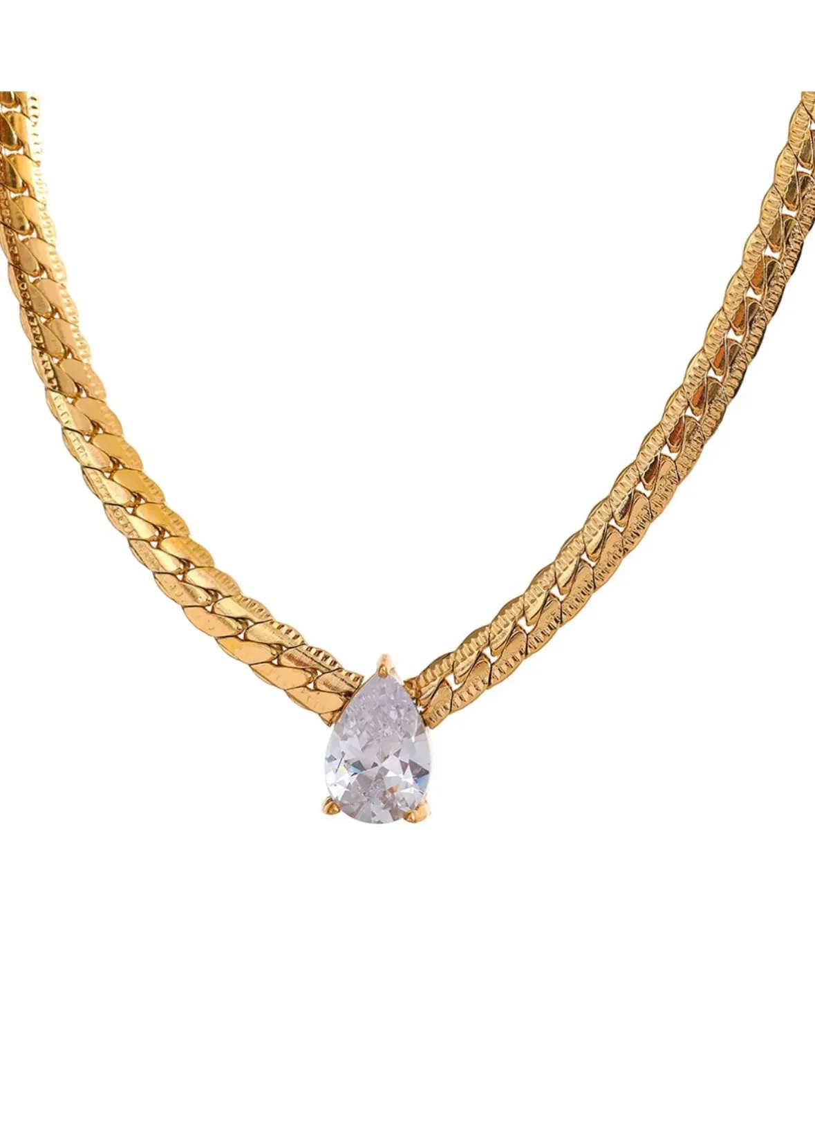 Liza Necklace - Gold - Water Resistant