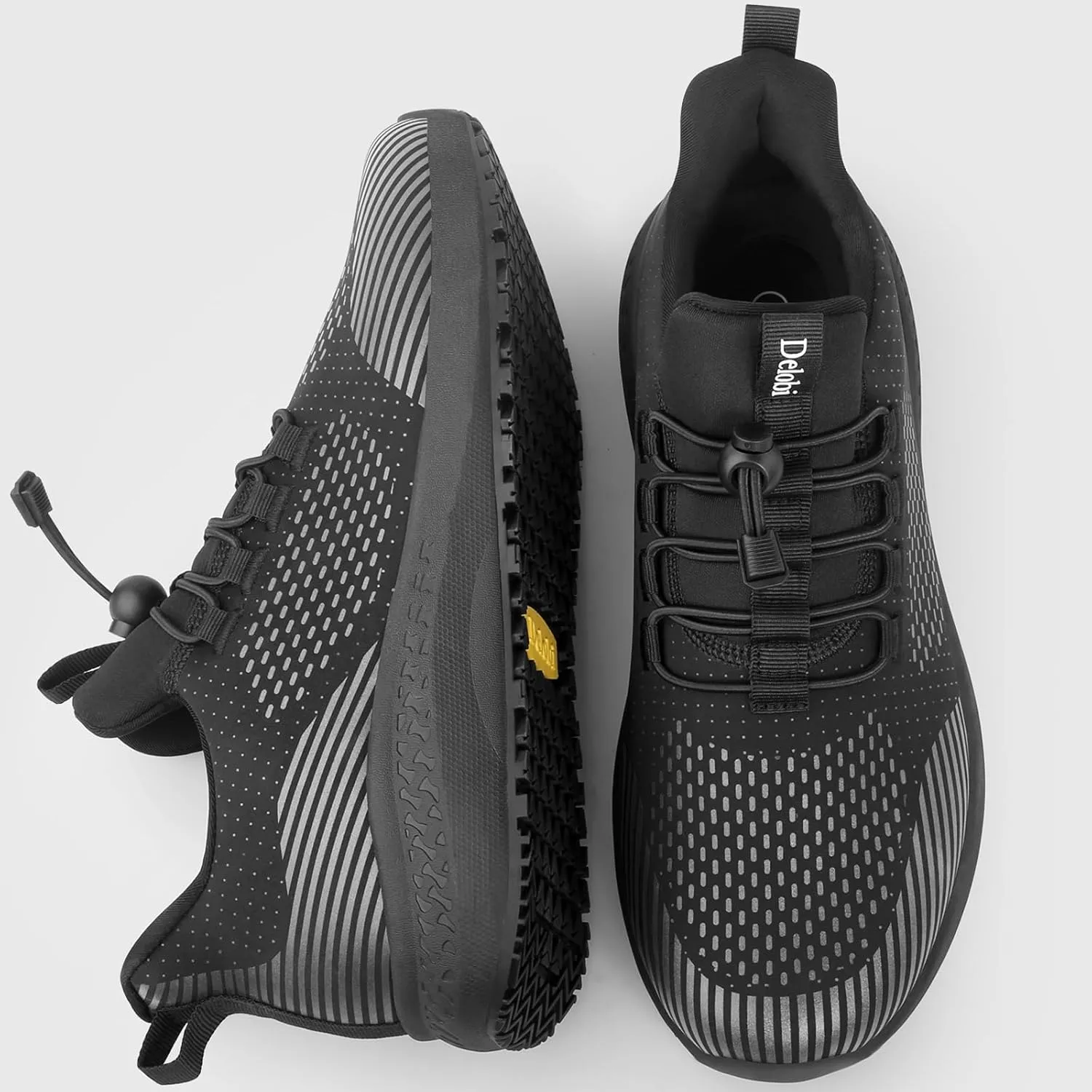 Mens Non Slip Work Shoes Slip On Water Resistant Chef Shoe for Restaurant Kitchen Food Service Working Waterproof Walking Sneakers Breathable and Lightweight