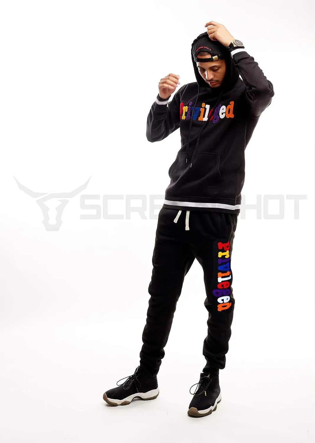 Men's Premium Slim Fit Athletic Joggers w/ Side Taping