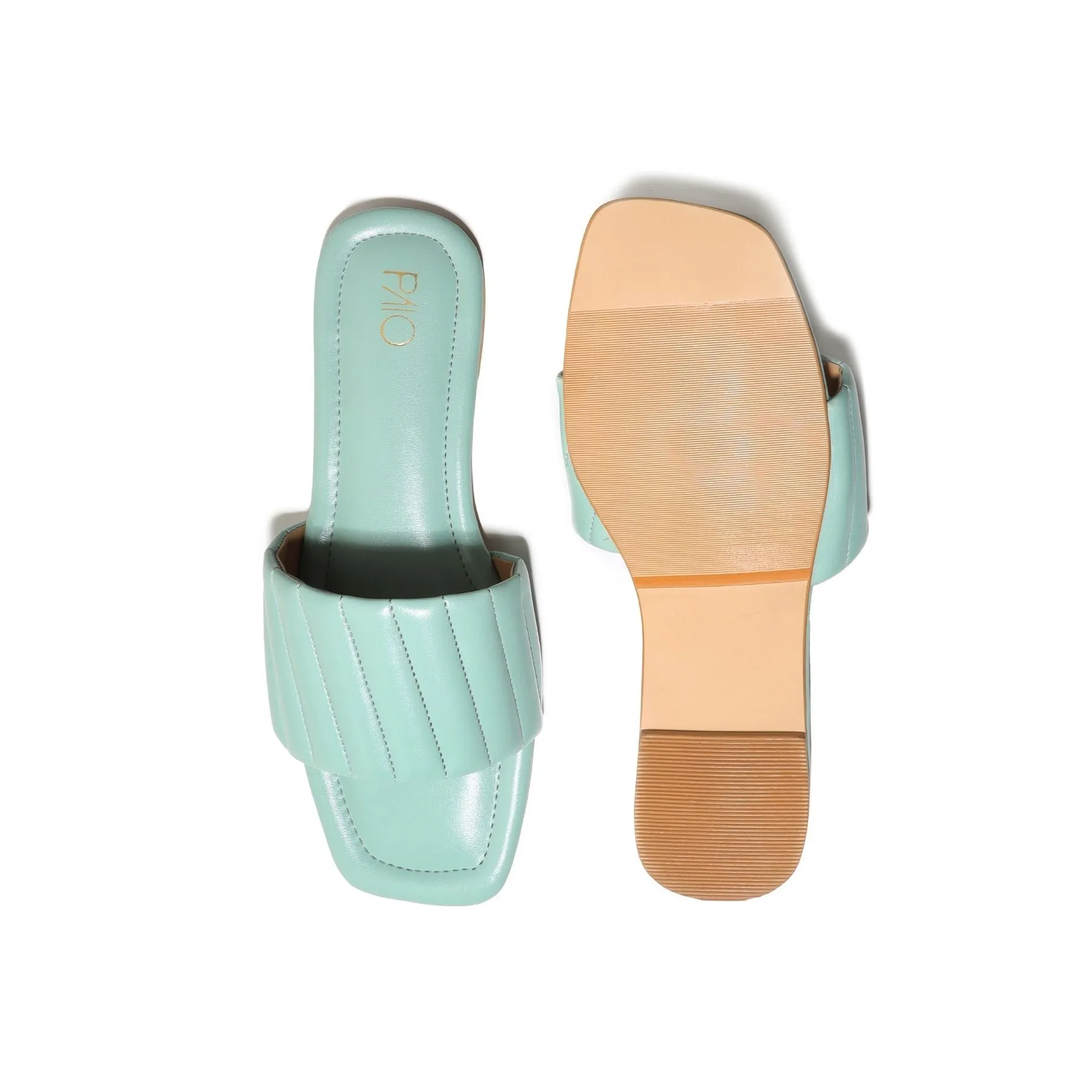 Mint Green Mykonos Flats