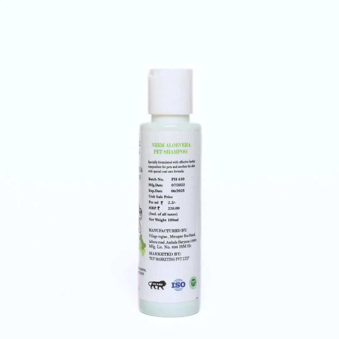Neem Aloe Vera Pet Shampoo - 200 ml