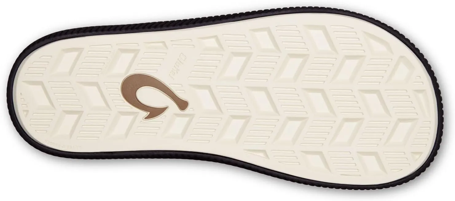 OLUKAI Ulele Men's Beach Sandals, Water Resistant Flip Flops, Arch Support & Comfort Fit, Lightweight & Durable, Enhanced Grip & Traction