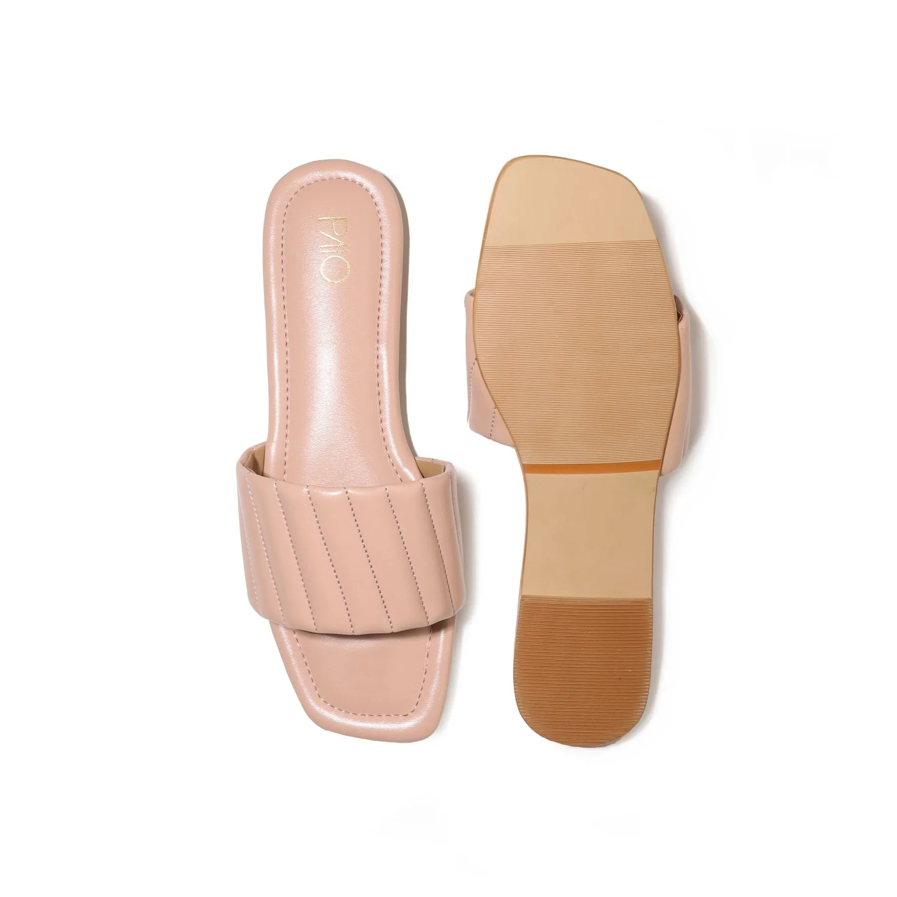 Peach Mykonos Flats