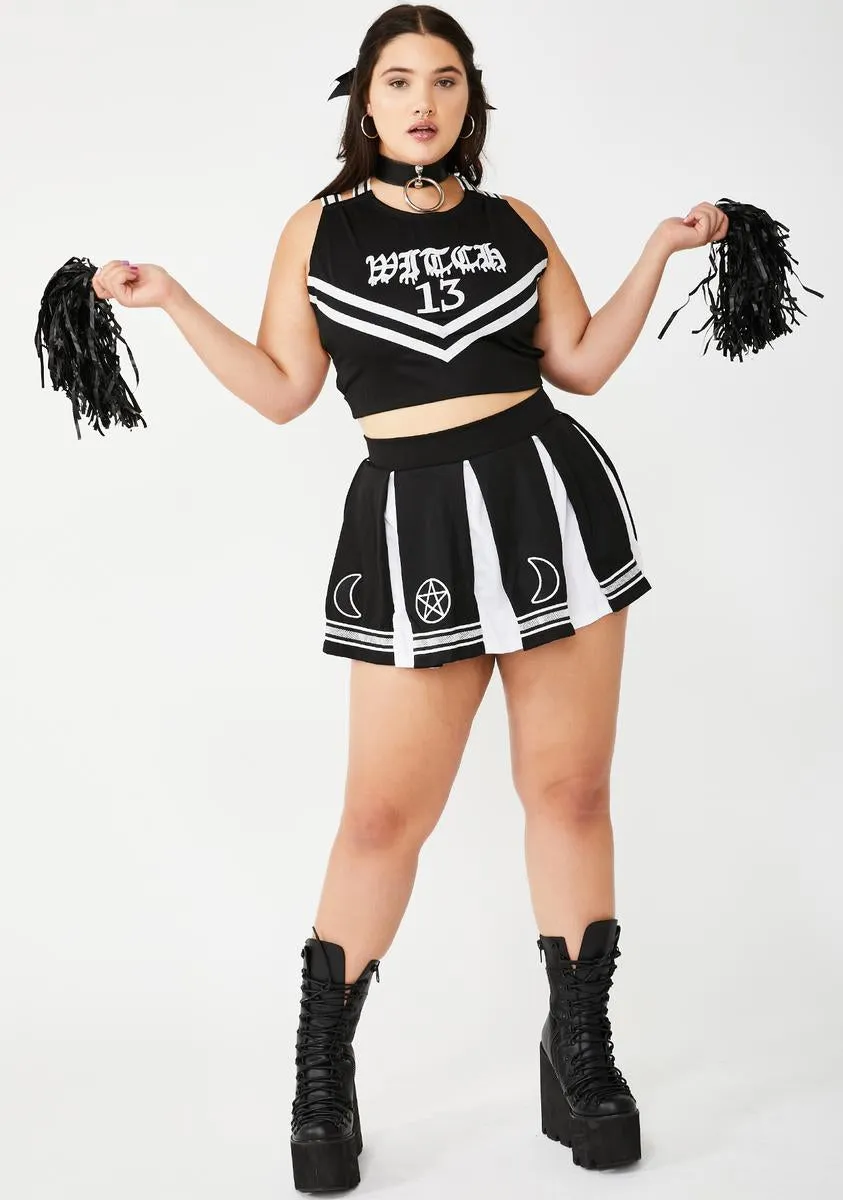 Plus Coven Cheerleader Costume Set