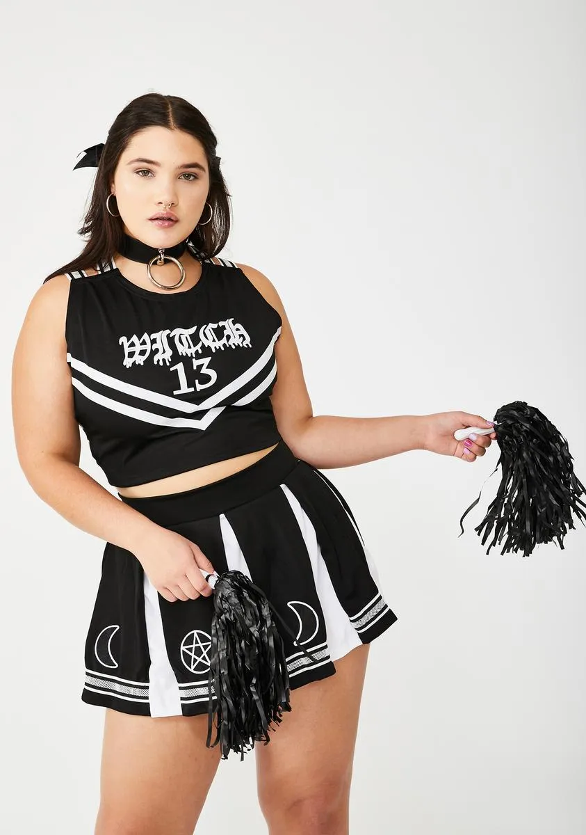 Plus Coven Cheerleader Costume Set